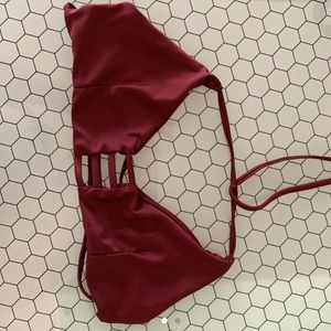 maroon bikini top! from PACSUN